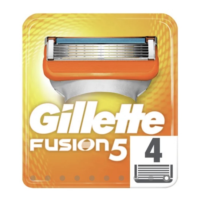 Сменные кассеты для бритья Gillette Fusion5 (4 шт)