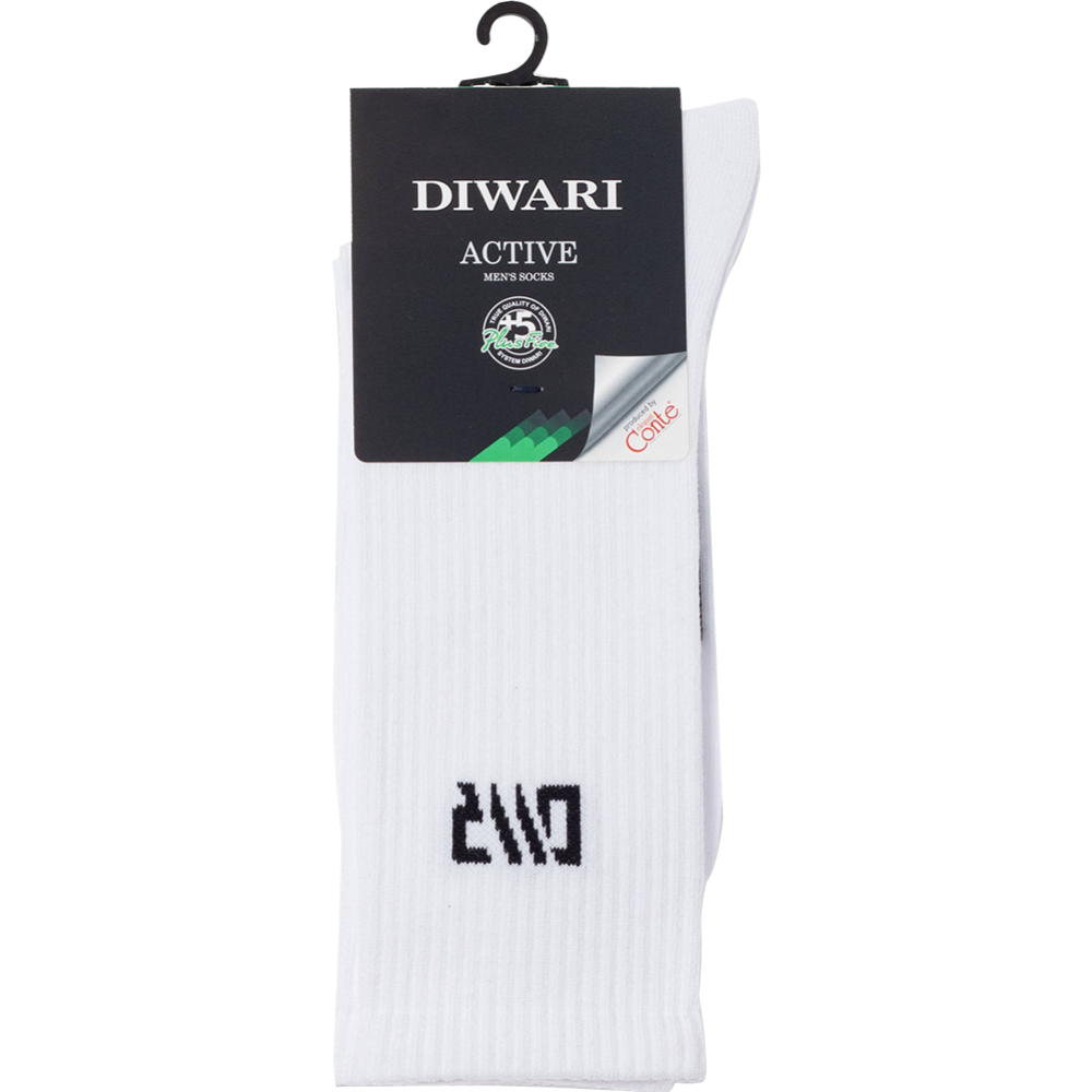 Носки мужские «DiWaRi» Active, размер 25, 201 белый