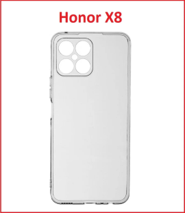 Силиконовый чехол для Huawei Honor X8 прозрачный