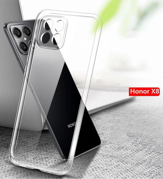 Силиконовый чехол для Huawei Honor X8 прозрачный