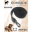 Картинка товара Поводок для кошек и собак «Омегафарм» OMF2401, черный, 1.2 м x 2 см + карабин средний темный никель