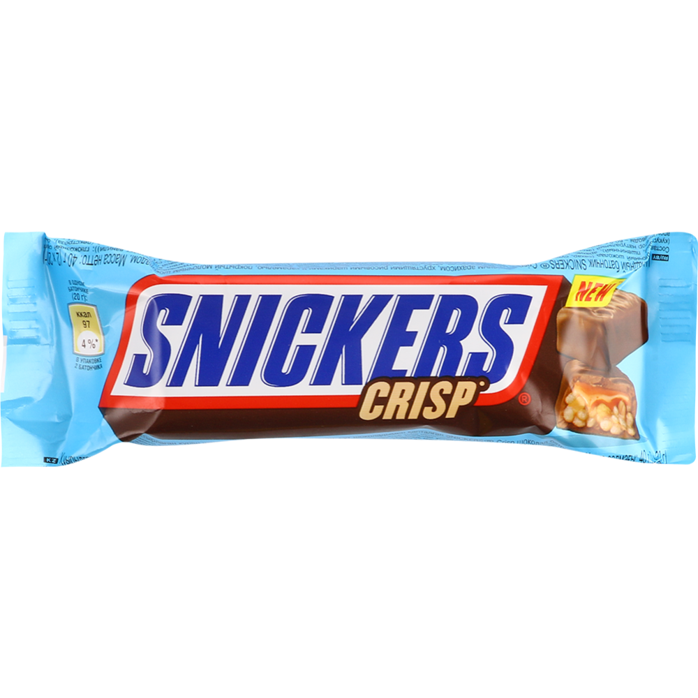 Шоколадный батончик «Snickers» Crisp, 40 г #0