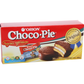 Печенье-бисквит «Choco Pie Orion» Оригинал, 6х30 г