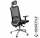 Кресло руководителя Бюрократ MC-612N-H черный TW-01 TW-11 сетка/ткань с подголов. крестовина хром (Kingstyle KE-600 Lite черный)