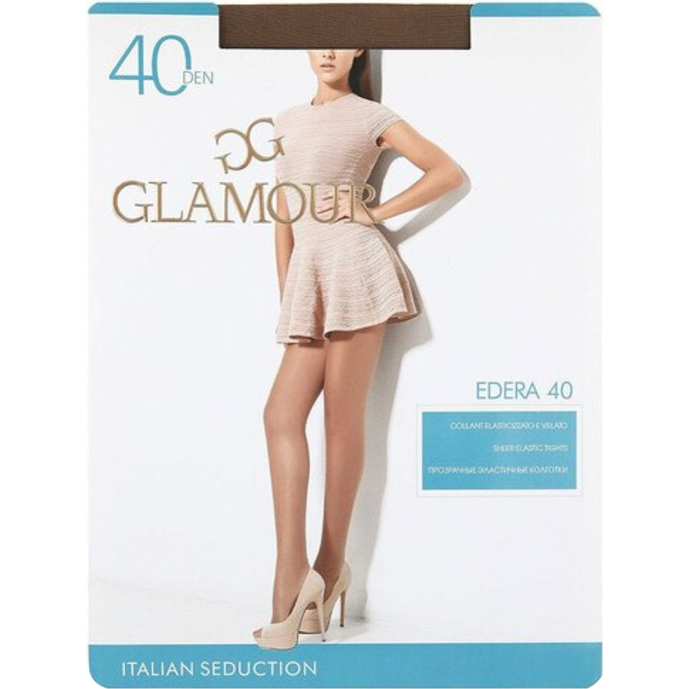 Колготки женские «Glamour» Edera, 40 den, daino, размер 2