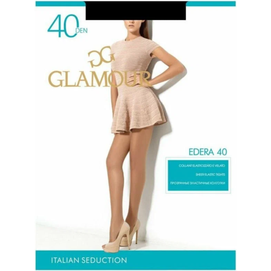 Колготки женские «Glamour» Edera, 40 den, nero, размер 3