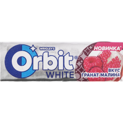 Же­ва­тель­ная ре­зин­ка «Orbit» White, Гранат-малина, 13.6 г