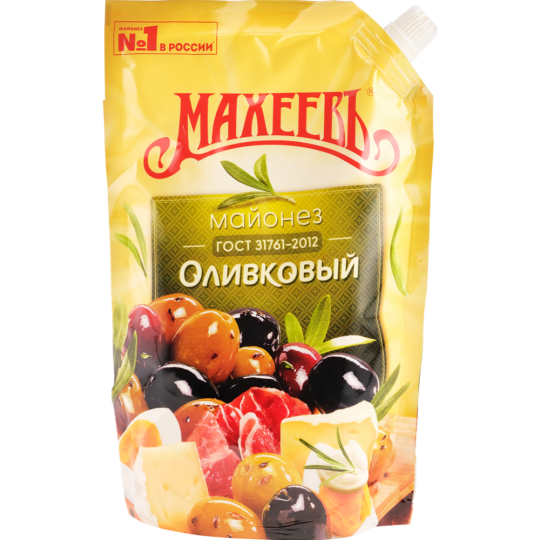 Майонез «Махеевъ» оливковый, 50.5%, 770 г