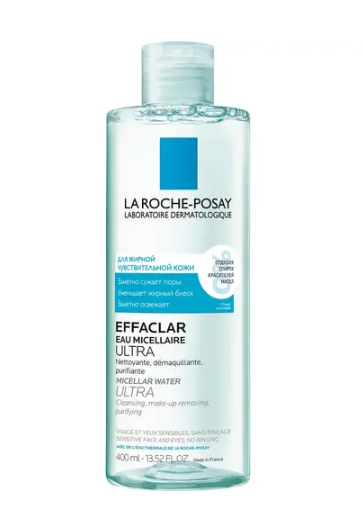 Вода мицеллярная для снятия макияжа LA ROCHE-POSAY Effaclar Ultra, 400 мл