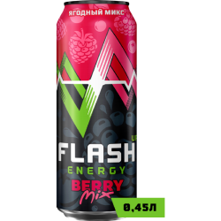 На­пи­ток энер­ге­ти­че­ский «Flash up energy  berry mix» ягод­ный, 450 мл