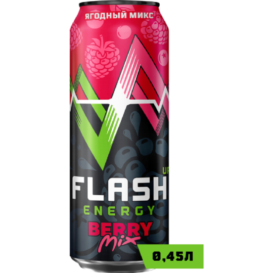 Напиток энергетический «Flash up energy  berry mix» ягодный, 450 мл