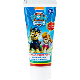 Детская зубная паста «Longa Vita» профилактическая, PAW Patrol, тутти-фрутти, 75 г