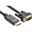 Картинка товара Кабель «Ugreen» DP Male to VGA Male Cable DP105, black, 10247, 1.5 м