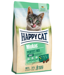 Сухой корм для кошек Happy Cat Minkas Perfect Mix с птицей ягненком и рыбой, 4 кг