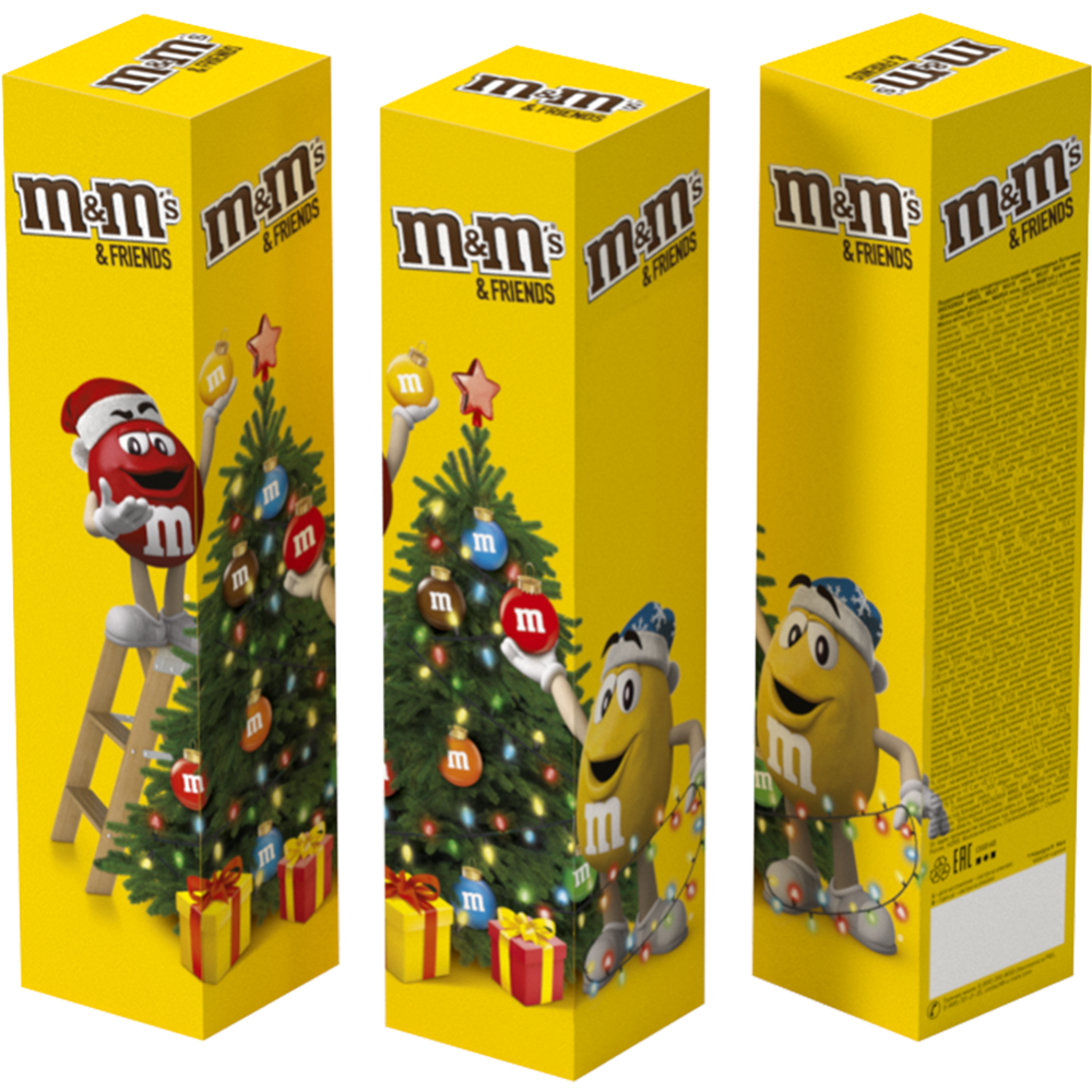 Подарочный набор «M&M's & Friends» Tube Tander, 100 г