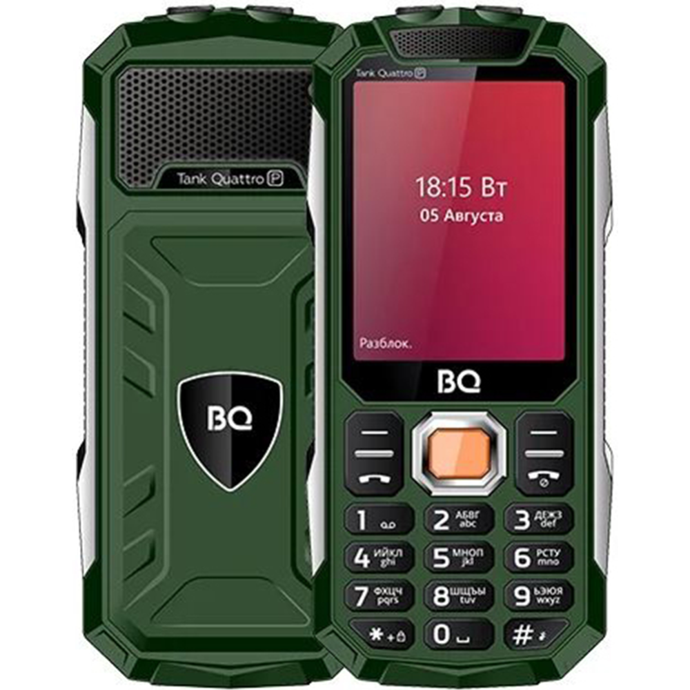 Телефон мобильный «BQ-Mobile» Tank Quattro Power/BQ-2817, зеленый купить в  Минске: недорого, в рассрочку в интернет-магазине Емолл бай