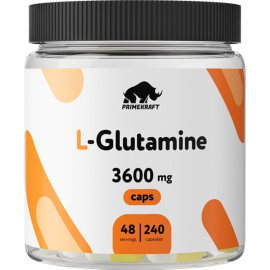 Аминокислоты «Prime Kraft» L-Glutamine, 240 шт