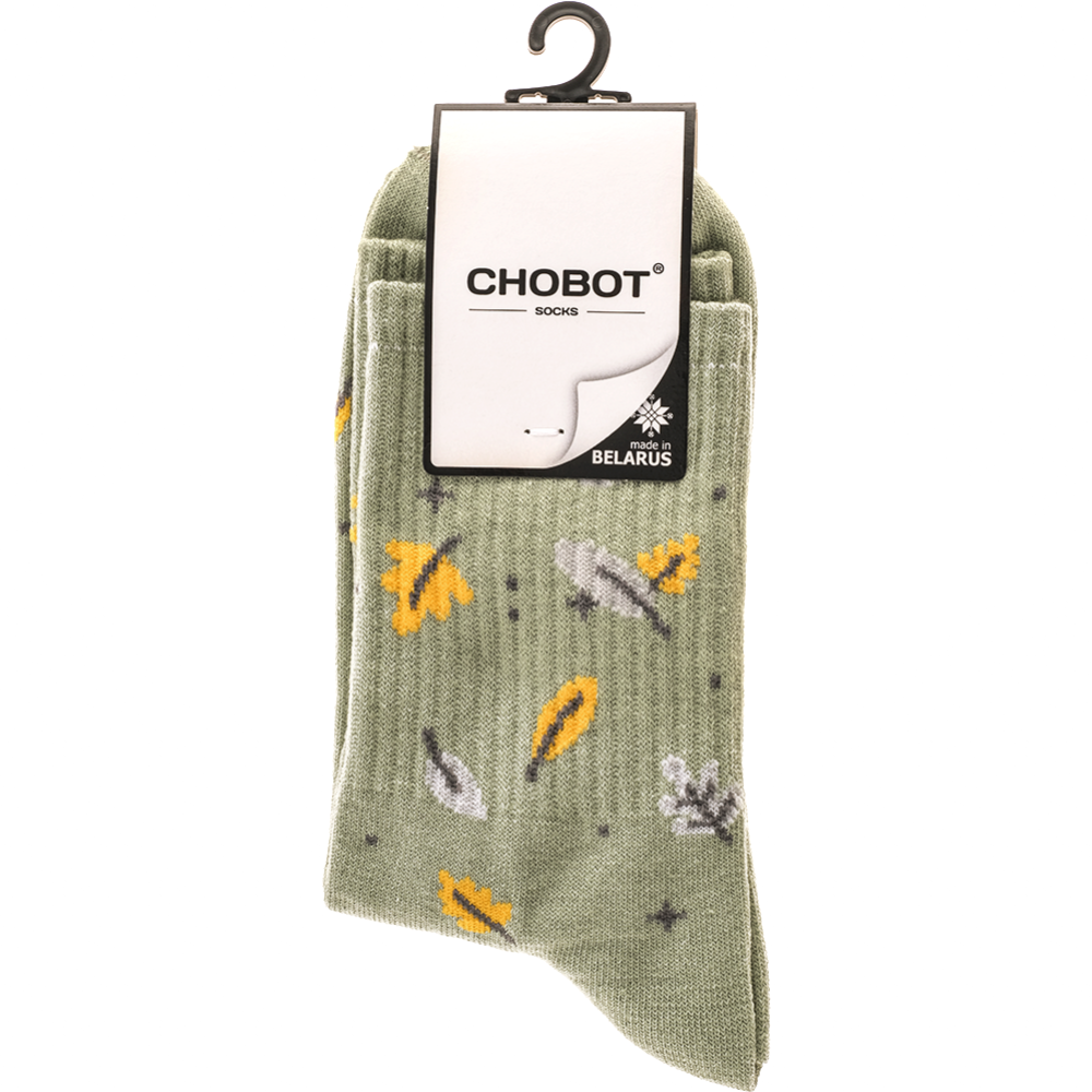 Носки женские «Chobot» 5223-008, зеленый, размер 38-40