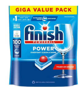 Таблетки для посудомоечной машины Finish Power All in 1, 100 шт