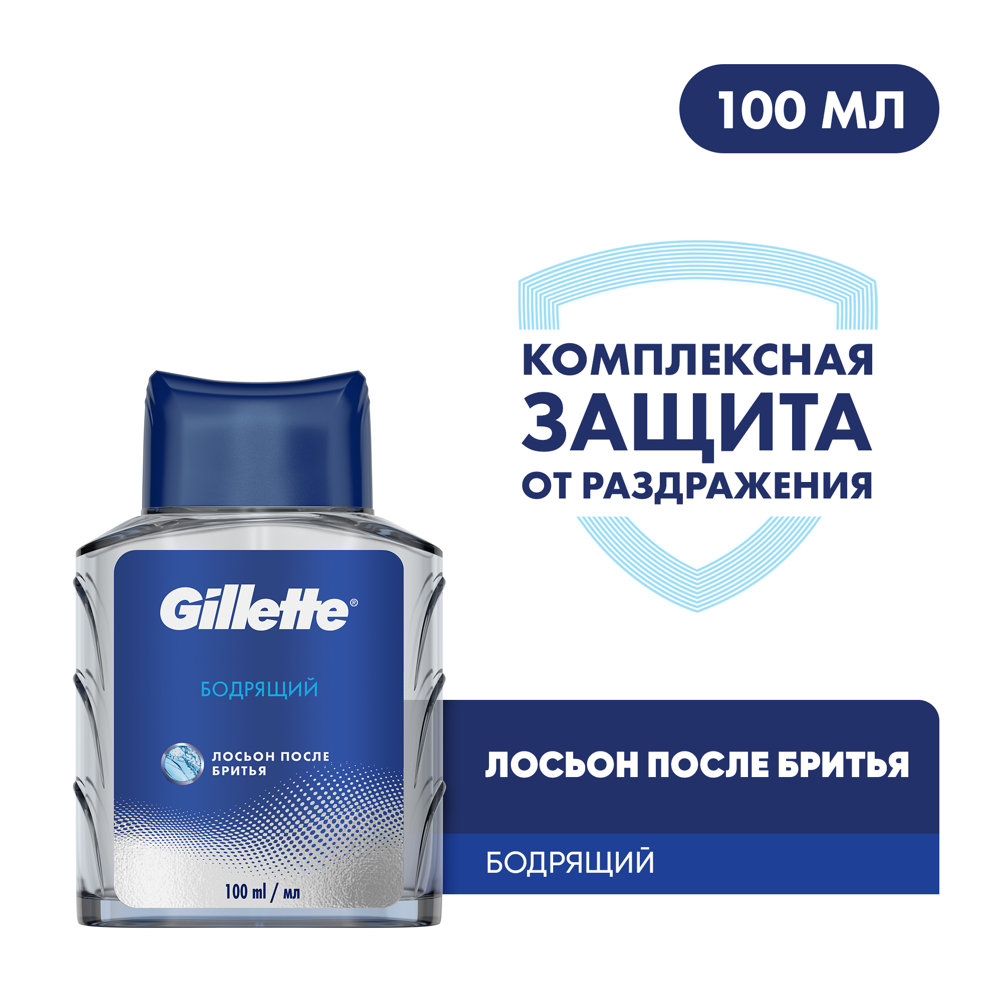 Лосьон после бритья мужской Gillette Series Бодрящий / Refreshing Breeze 100 мл