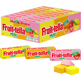 Кон­фе­ты же­ва­тель­ные «Fruittella» мини со вкусом клуб­ни­ки, 11 г
