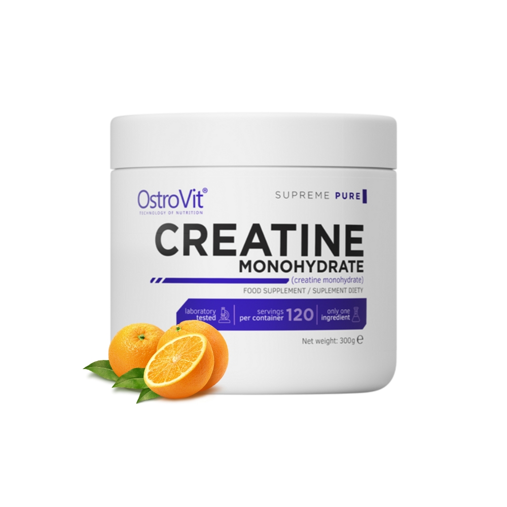 Креатин моногидрат OstroVit Creatine Monohydrate 300 г Апельсин