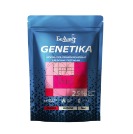 Напиток сухой для питания спортсменов гейнер БелЛакт Genetika 25% белка 500 г Клубника