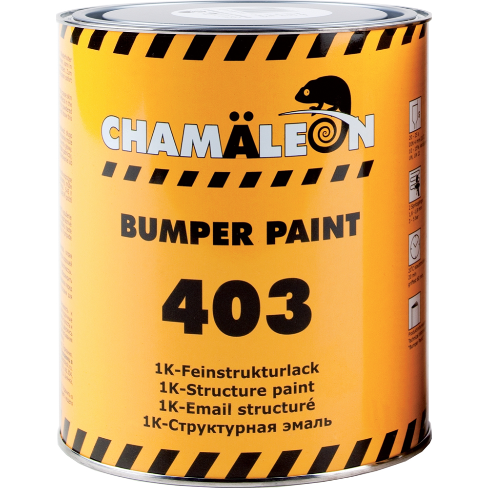 Краска «Chamaeleon» 14037, для бампера, черная, 500 мл
