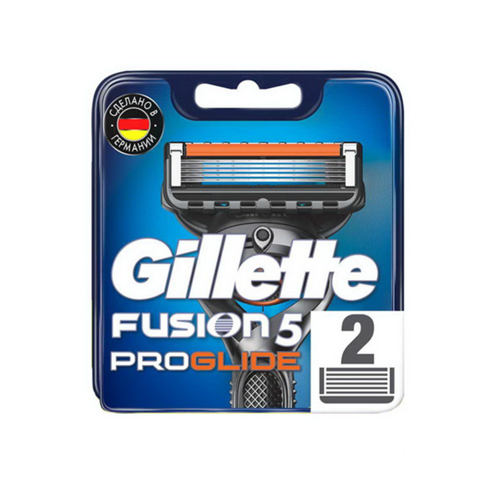 Сменные кассеты для мужской бритвы «Gillette» Fusion ProGlide, 2 шт #0