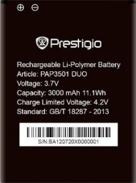 Аккумулятор для Prestigio MultiPhone 3501