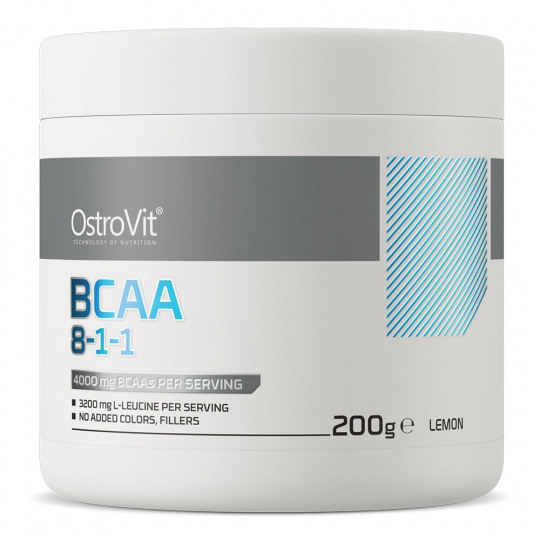 Аминокислота БЦАА 8-1-1 OstroVit BCAA 8-1-1 200 г Лимон