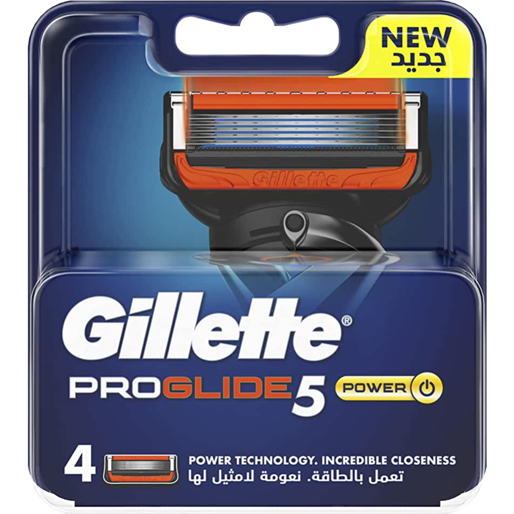 Сменные кассеты для бритвы «Gillette» Fusion ProGlide Power, 4 шт #0