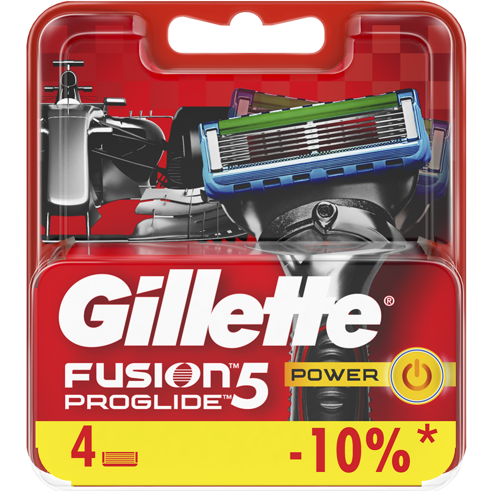 Сменные кассеты для бритвы «Gillette» Fusion ProGlide Power, 4 шт #3