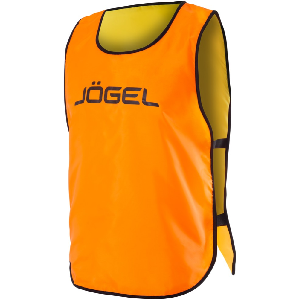 Манишка футбольная «Jogel» Reversible Bib, двухсторонняя, оранжевый/лаймовый, детская, размер YM