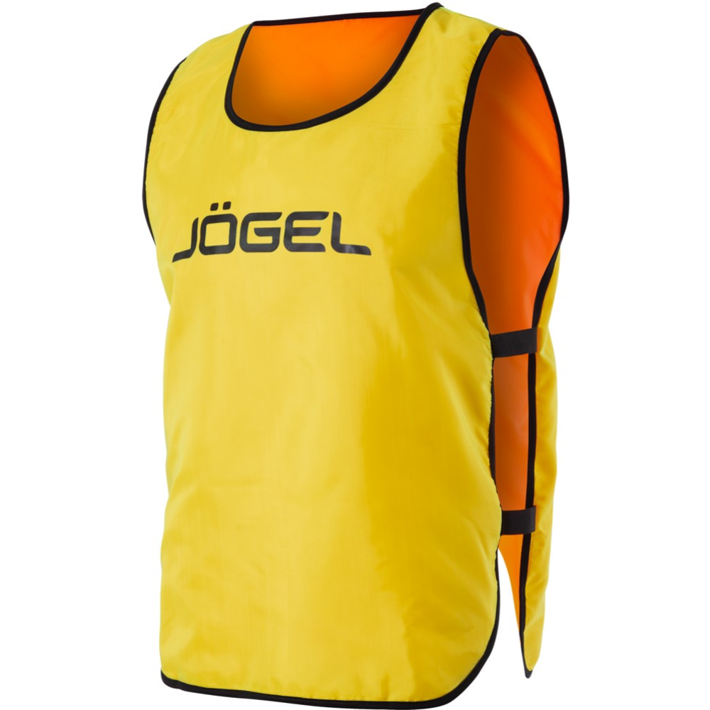 Манишка футбольная «Jogel» Reversible Bib, двухсторонняя, оранжевый/лаймовый, детская, размер YM