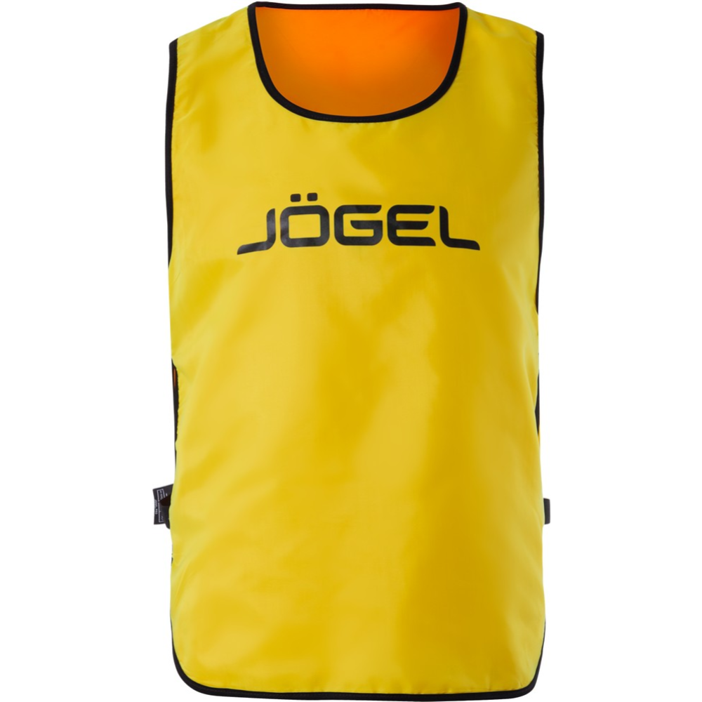 Манишка футбольная «Jogel» Reversible Bib, двухсторонняя, оранжевый/лаймовый, детская, размер YM