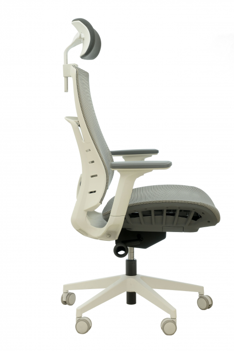 Кресло SPARX Raze Plus White (A62-2 (W)) (Mesh , светло-серый)