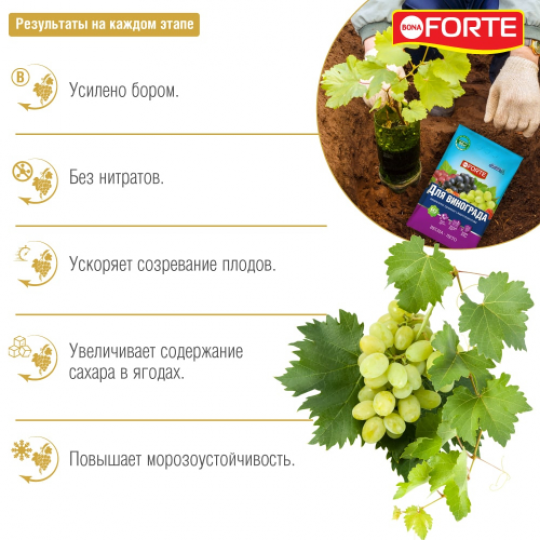 Удобрение для винограда "Bona Forte", 2 кг