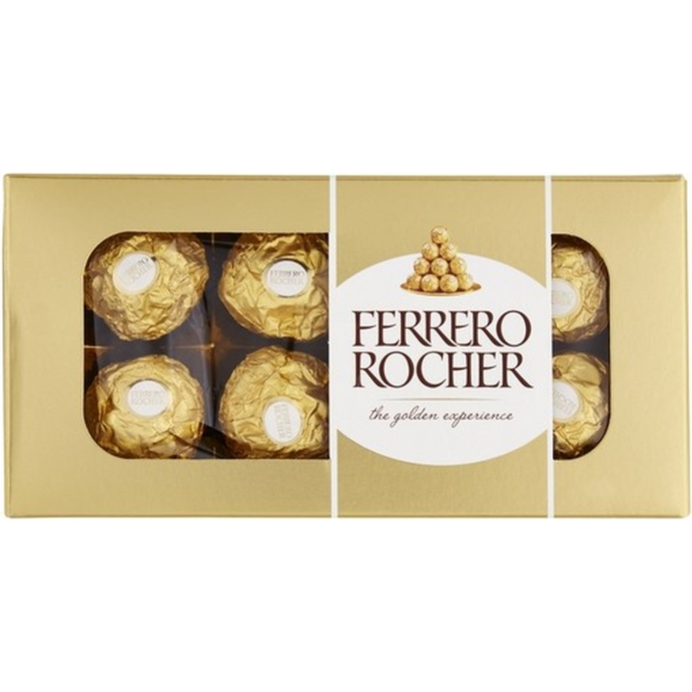 Кон­фе­ты «Ferrero Rocher» с кре­мо­вой на­чин­кой, 100 г