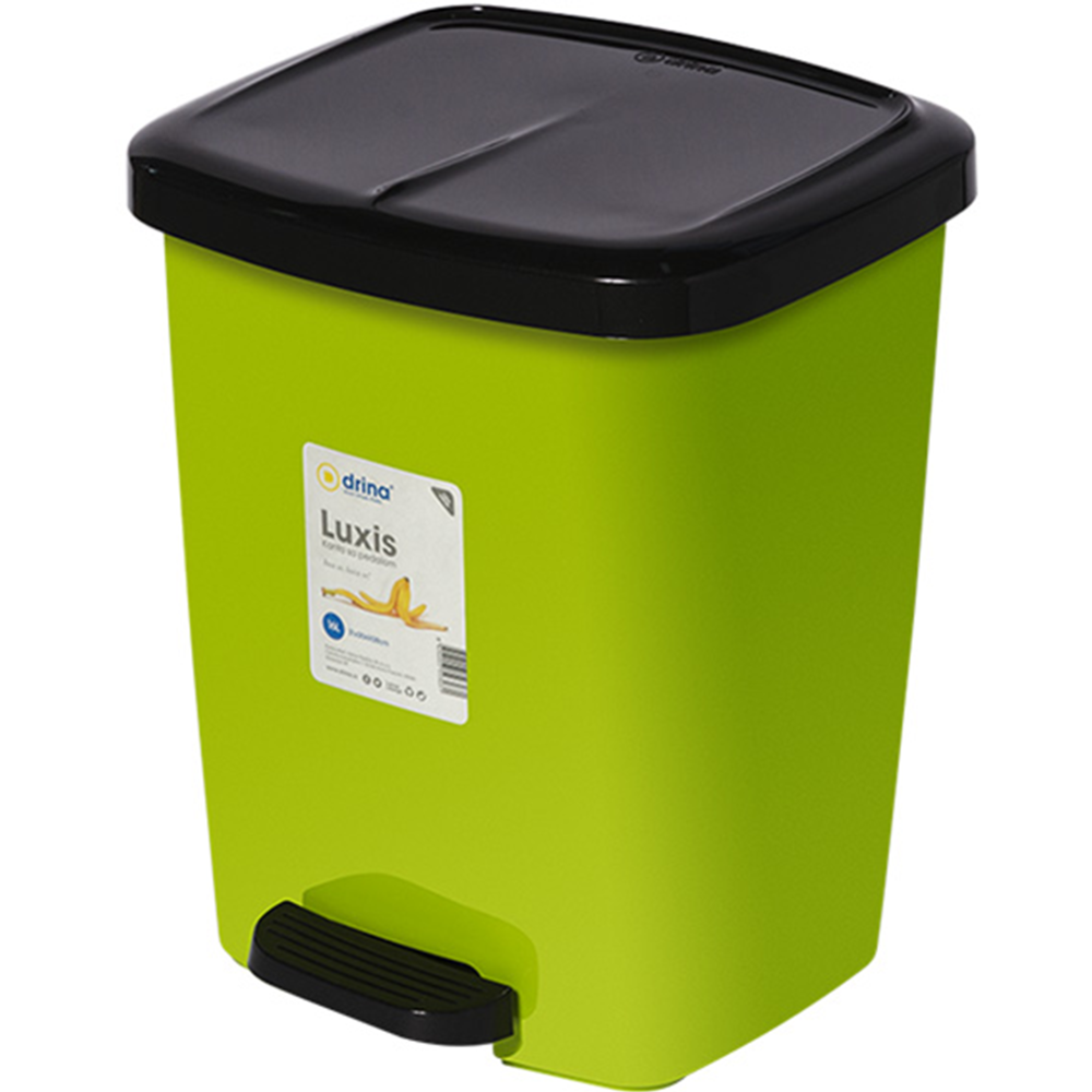 Контейнер для мусора с педалью «Drina» Luxis, 16 л