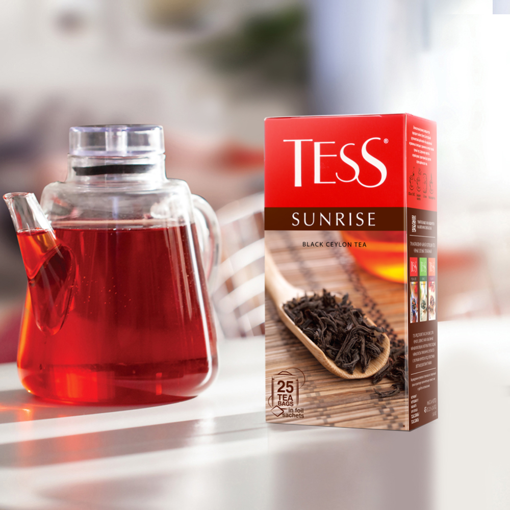 Чай черный «Tess» Sunrise, 25 пакетиков