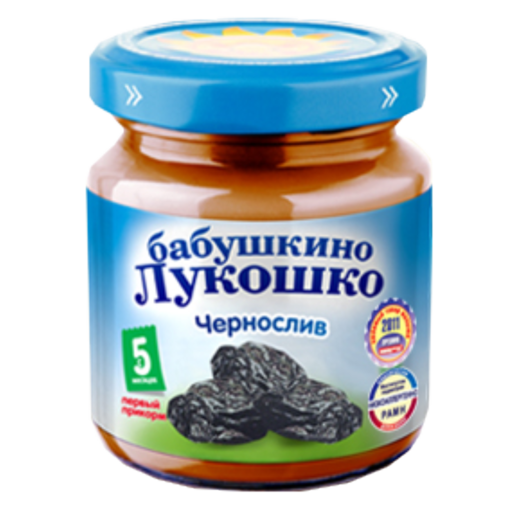 Пюре фруктовое «Бабушкино Лукошко» из чернослива, 100 г #0
