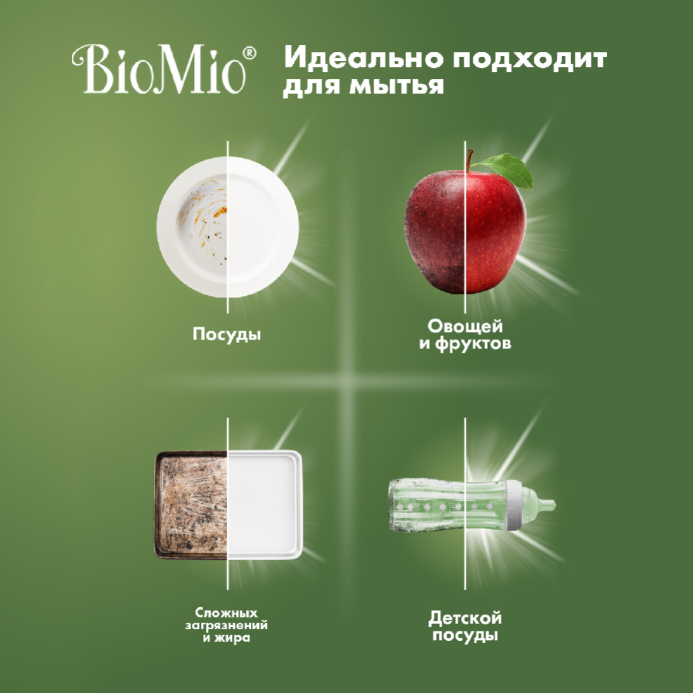 Средство для мытья посуды «BioMio» 750 мл