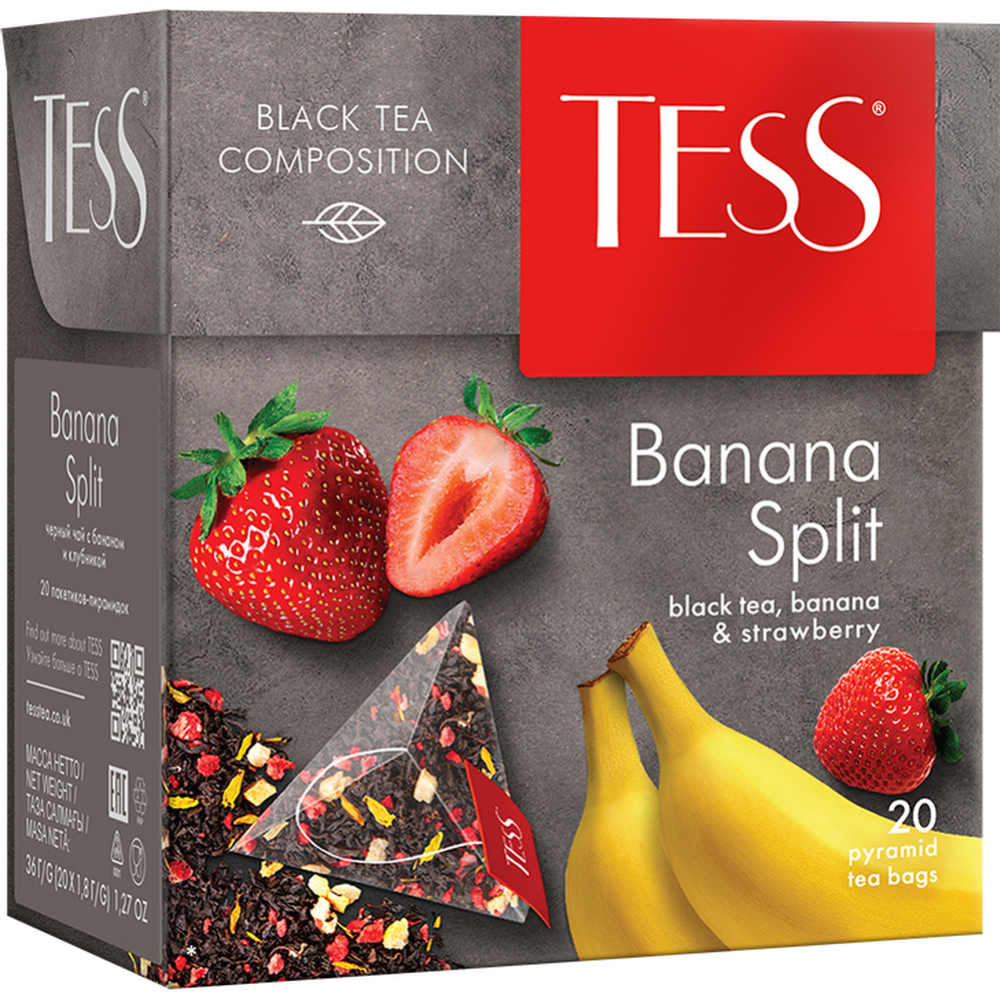 Чай черный «Tess» Banana Split, 20х1.8 г #1