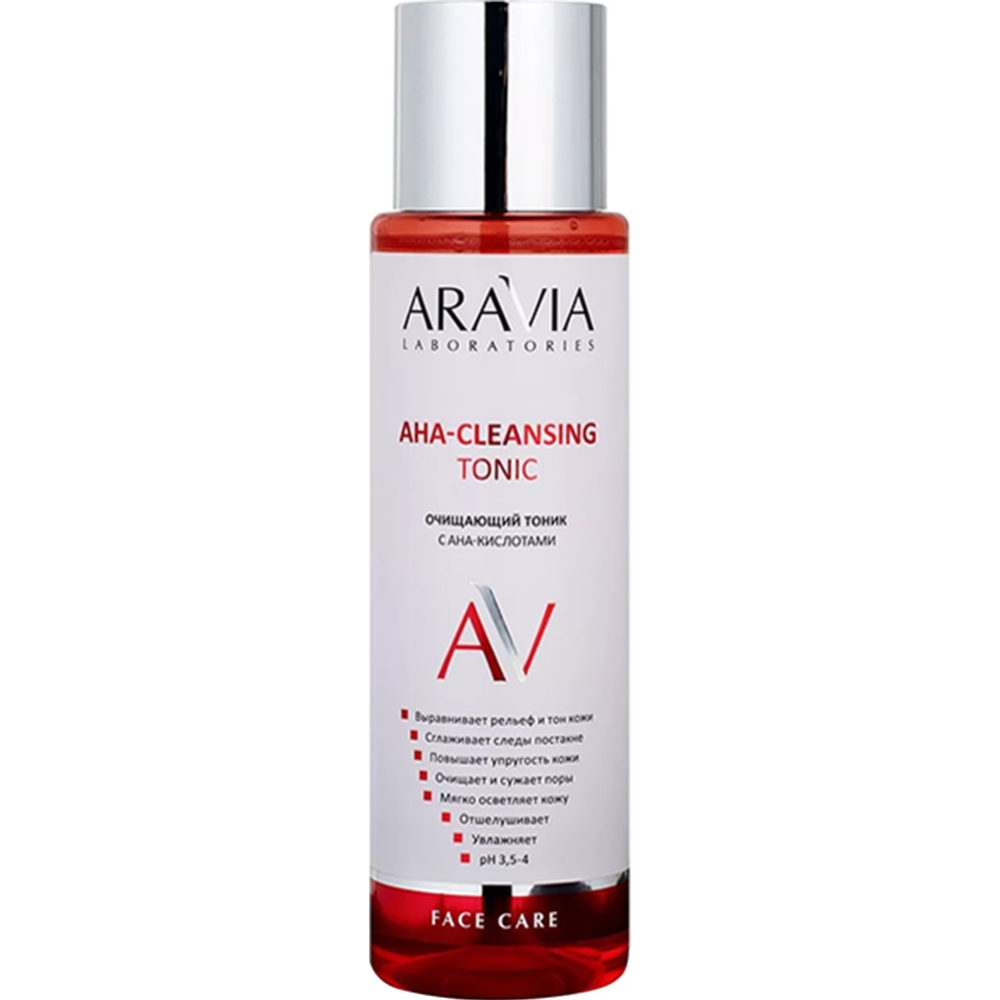 Тоник для лица «Aravia» Laboratories, AHA-Cleansing Tonic, очищающий, с AHA-кислотами, 250 мл