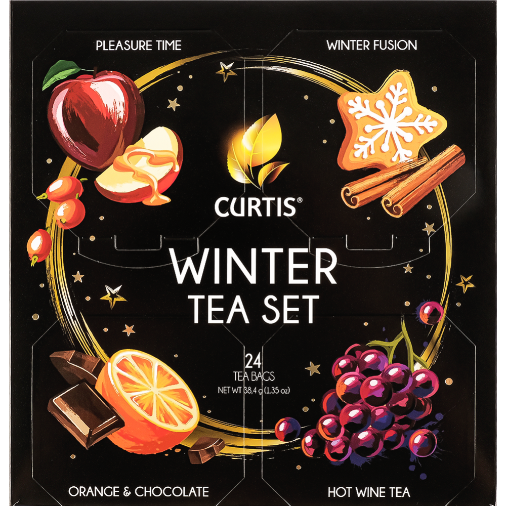 Чай черный «Curtis» Winter Tea Set, 24 пакетика, 38.4 г #0