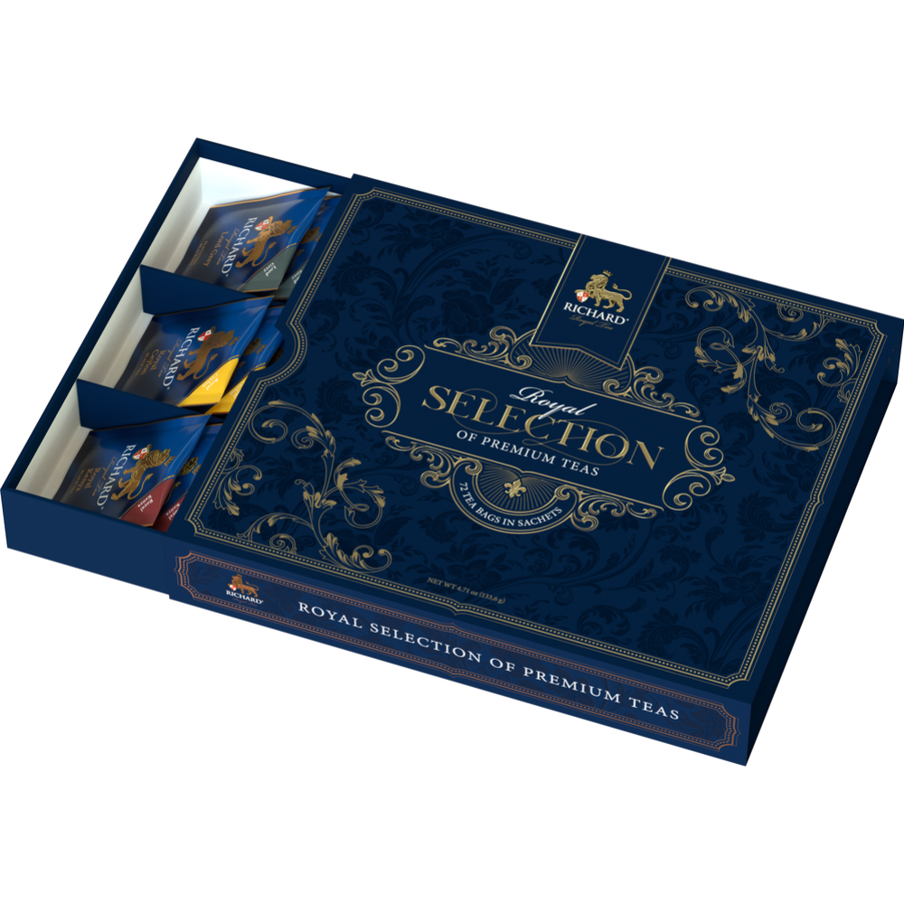 Чай «Richard» Royal Selection Of Premium Teas, ассорти, 133.6 г, 72 шт #1