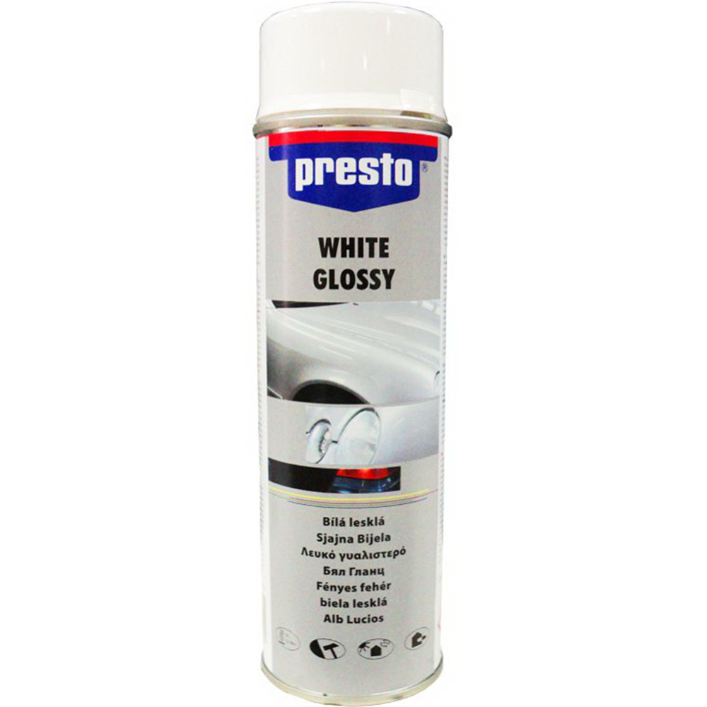 Краска «Presto» Rallye, 348051, белая, глянцевая, 500 мл #0