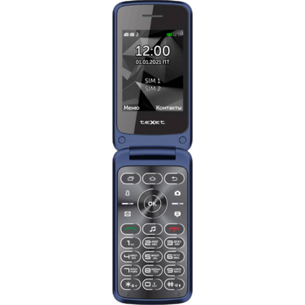 Мобильный телефон «Texet» TM-408, Blue