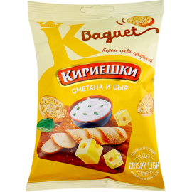 Сухарики хрустящие «Кириешки» со вкусом сметаны и сыра, 50 г